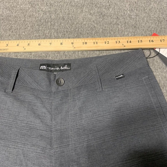 Travis Mathew Shorts Mens 30 Tepic Gray Prestige 777 Performance Golf Tech New - Picture 9 of 13